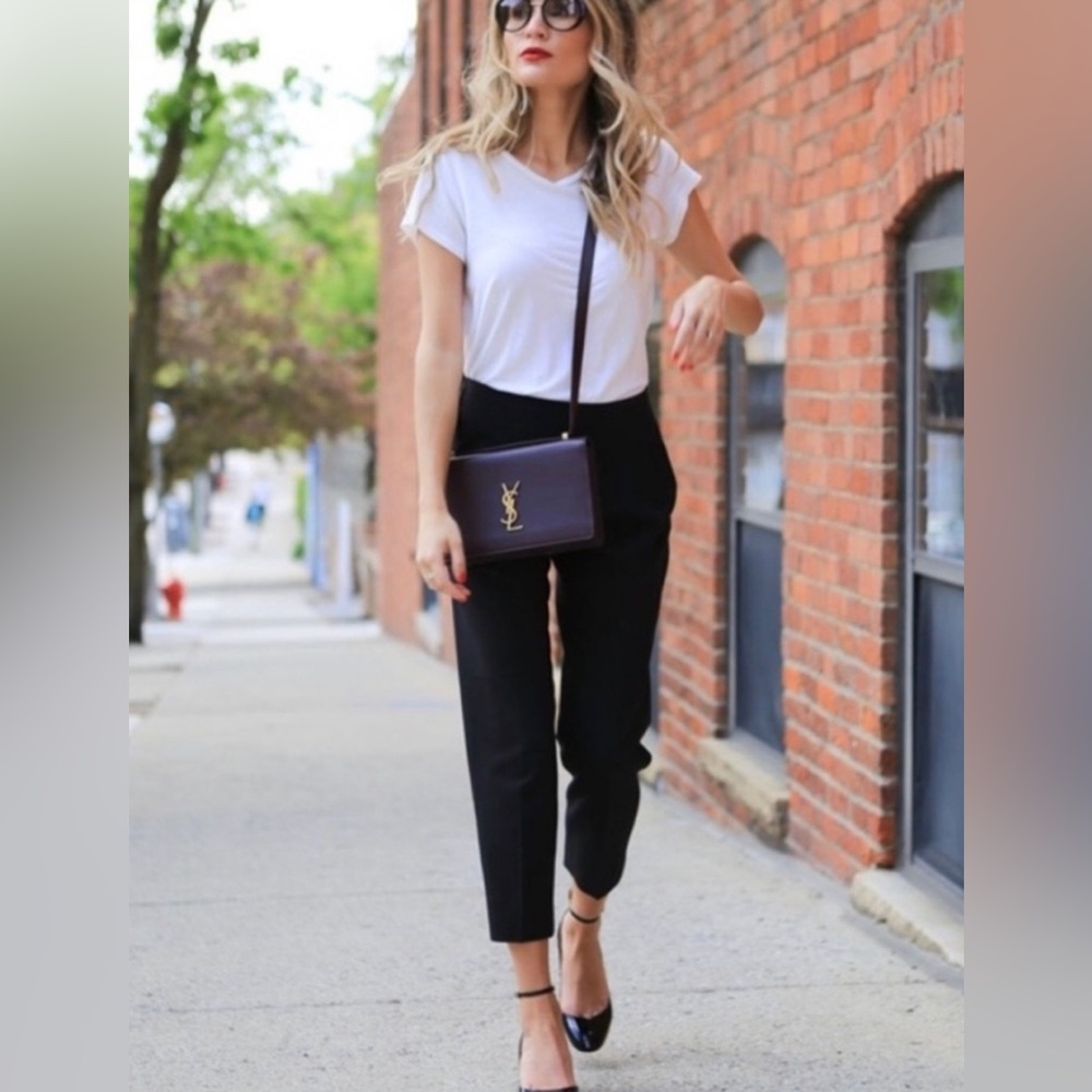 Aritzia Black Conan Business Casual Formal Office Italian Fabric Pants Size 4
